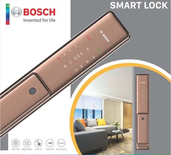 lắp đặt khóa cửa vân tay Bosch FU750