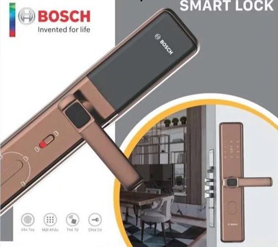 lắp đặt khóa cửa vân tay Bosch ID30BK