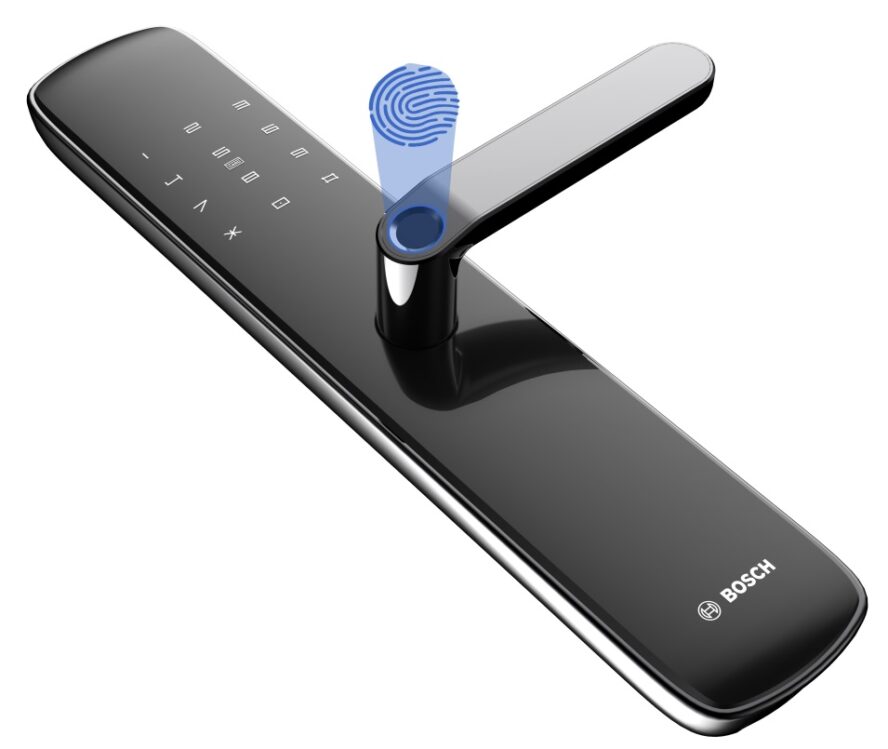 Sử dụng khóa điện tử bosch mở khóa bằng vân tay
