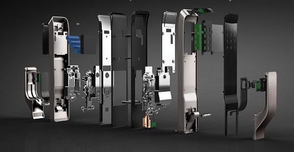 Cấu tạo của khóa vân tay