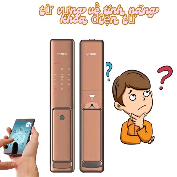 Từ vựng về tính năng khóa điện tử